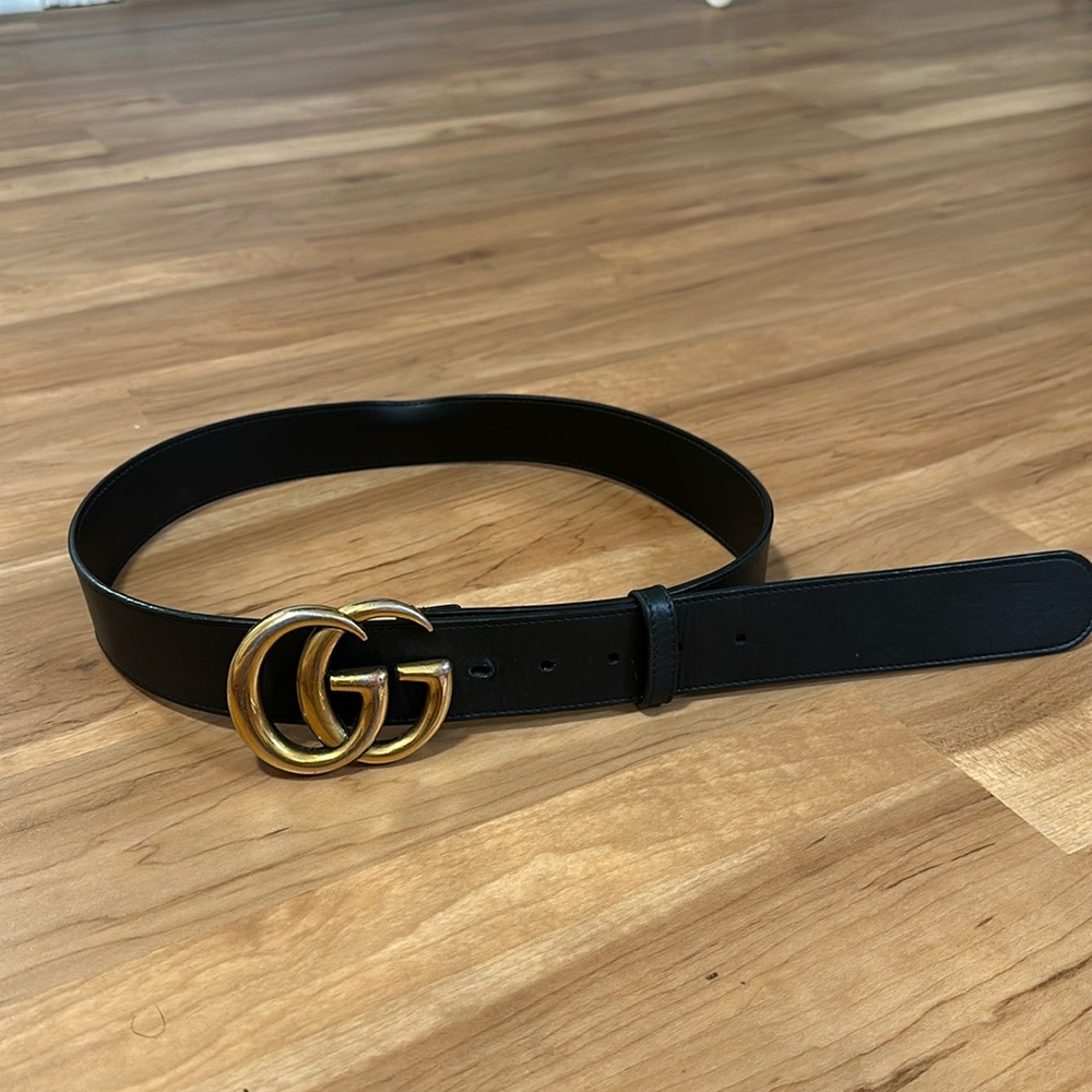 GG Marmont wide Black belt